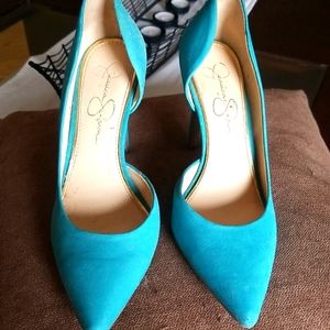 Size 8 Jessica Simpson Tiffany blue